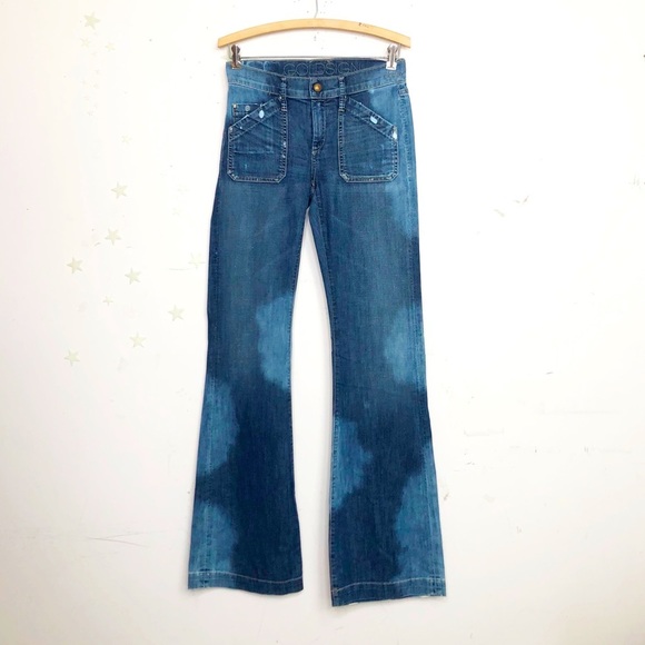Goldsign Denim - GOLDSIGN flared boho retro styled jeans